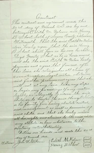 Vintage 1901-1910 Deed/Contract Documents, Sussex County, Delaware Historical - Picture 1 of 5