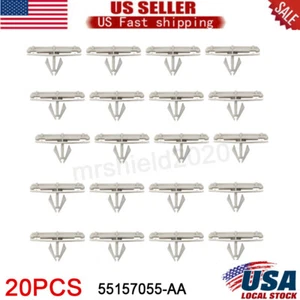 20x Fender Flare Moulding Clip 55157055AA Fits Chrysler Jeep Liberty Wrangler US - Picture 1 of 10