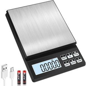 Digital Kitchen Scale 5kg/0.1g Rechargeable Food Scale High Precision Pocket Foo - Picture 1 of 7