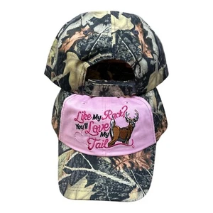 "Like My Rack? You'll Love My Tail" Embroidered Adjustable Cap Hat - Picture 1 of 1
