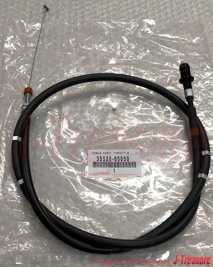 TOYOTA LAND CRUISER FJ62 88-90 Genuine Throttle Accelerator Control Cable OEM - Image 1 of 4