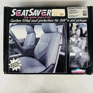 Cubierta de asiento personalizada Covercraft SeatSaver carbón 14 Chevy GMC 1500 SS3437PCCH - Imagen 1 de 24