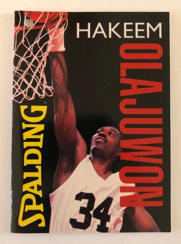 HAKEEM OLAJUWON SPALDING THE DREAM VINTAGE 1990'S SHOE TAG Cover