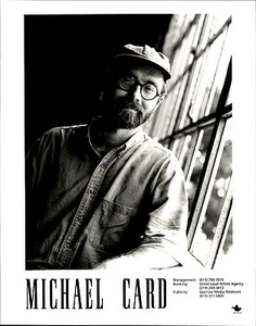 1993 Vintage Publicity Photo Sparrow media Christian singer author Michael Card - Picture 1 of 2