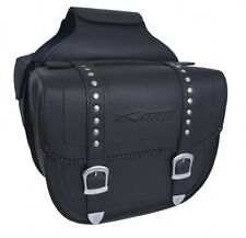 Travel Pair Custom High Resistance Saddle Bag Motorbike Panniers  Black