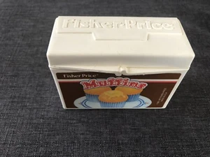 VTG 1988 Fisher Price Fun Play Food Replacement Baking MUFFIN Box - Picture 1 of 7