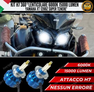 KIT FULL LED H7 LENTICOLARI YAMAHA XT1200Z SUPER TENERE 2010 2020 100%NO ERRORE - Picture 1 of 12