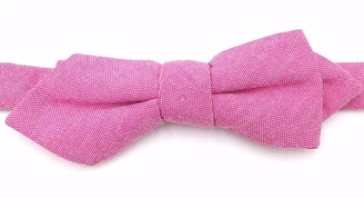 $100 Alfani Men`S Solid Pink Tuxedo Formal Bow Tie Classic Adjustable Bowtie - Image 1 of 4