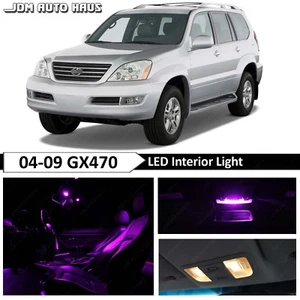 Purple Interior LED Light Bulb Replacement Package Kit Fit Lexus GX470 2003-2009 - Foto 1 di 12