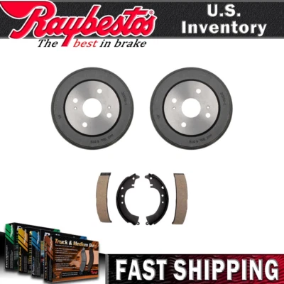 Задний комплект тормозных барабанов и тормозных колодок для Toyota Carina 1973 1972 годов выпуска - Raybestos - Изображение 1 из 4