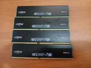 64GB (4x16GB) Crucial DDR4 3200 DESKTOP RAM CP16G4DFRA32A.C8FF PC4-256 - Picture 1 of 3