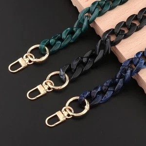 Bandolera de repuesto de 40 ~ 120 cm Bolso de hombro Bolso de mano Correa de cadena de acrílico retro - Imagen 1 de 22