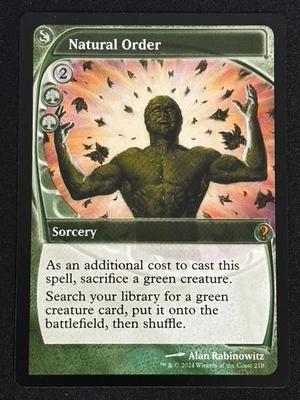 1x MTG Natural Order (Future Sight) - Mystery Booster 2 (MB2) #210 - Magic - Image 1 of 2