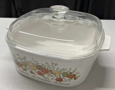Corning Ware A-5-B Spice Of Life 5 Quart With Pyrex Lid A-12C - Image 1 of 4