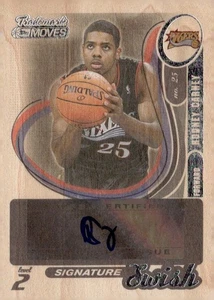 RODNEY CARNEY 2006 TOPPS TRADEMARKS MOVES SIG SWISH RC AUTO  /19 !! 🔥🔥76'ERS - Imagen 1 de 2