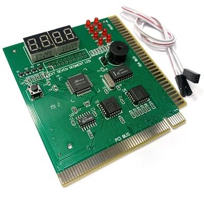LED 4-Digit Analysis Diagnostic Tester POST Card PCI 4 PC Analyzer Motherboard - Image 1 of 4