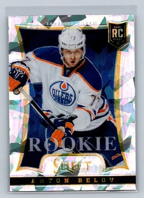 2013 Panini Select Expo #365 Anton Belov Cracked Ice RC Edmonton Oilers - Image 1 of 2