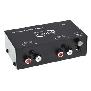 Dynavox TC-20 Preamplificador de fono en carcasa metálica con fuente de alimentación, preamplificador - Imagen 1 de 5