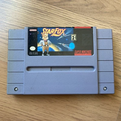 Star Fox (SNES, 1993) Super Nintendo Authentic - Cartridge only - Image 1 of 2