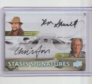 2017 Alien Movie Autograph Card Stasis Signature Dual Ron Shusett Chris Foss - Picture 1 of 3