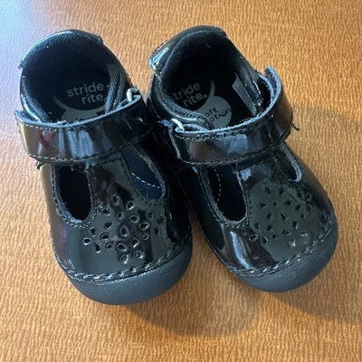 Stride Rite SM Amalie Mary-Jane Black Size 3M - Image 1 of 4