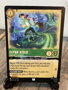 Flynn Rider - Spectral Scoundrel - Disney Lorcana Whispers in the Well 81/204 - Picture 1 of 1