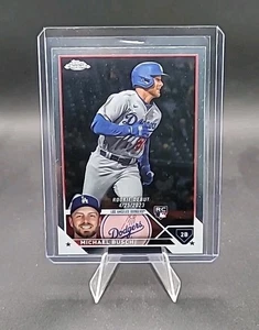 2023 Topps Chrome Update Michael Busch Rookie Debut #USC105 Los Angeles Dodgers - Picture 1 of 2