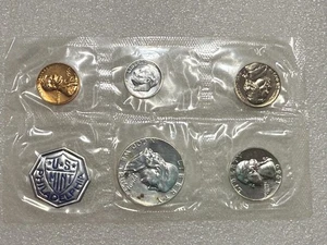 1960 U.S. Silver Proof Set Complete 5-Coin Set Sealed in Mint Cello ~No Envelope - Bild 1 von 3