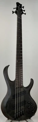 Ibanez BTB805MS 5-string Electric Bass Guitar - Trans Gray Flat - Worn Finish - Image 1 of 4