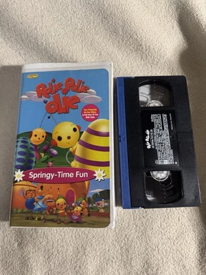 Rolie Polie Olie Springy Time Fun VHS Playhouse Disney Extremely Rare Grail Kids - Image 1 of 4