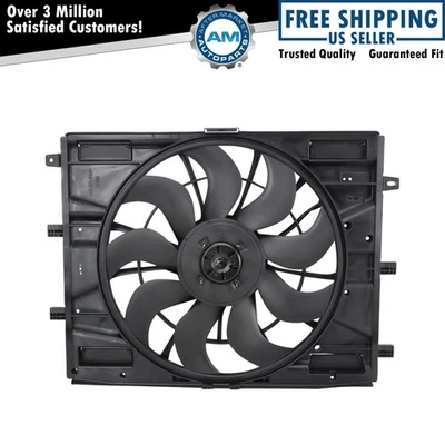 Radiator Cooling Fan Assembly Fits 2020-2022 Cadillac XT4 - Image 1 of 4