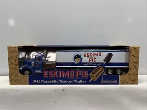 RARE ERTL Collectibles 1948 Peterbilt Tractor Trailer ESKIMO PIE Bank NIB 1996 - Picture 1 of 10