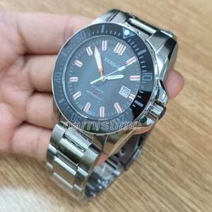 43mm Parnis Sapphire Miyota 21 Jewels Automatic Men Watch 20ATM PA6007 - Picture 1 of 20