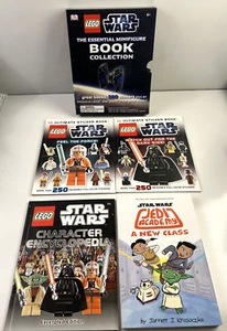 Lego Star Wars THE ESSENTIAL MINIFIGURE BOOK COLLECTION 4 Books Total See Below - Picture 1 of 13