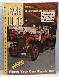 CAR LIFE MAGAZINE (Dec 1954) Good/Very Good Condition - Picture 1 of 4