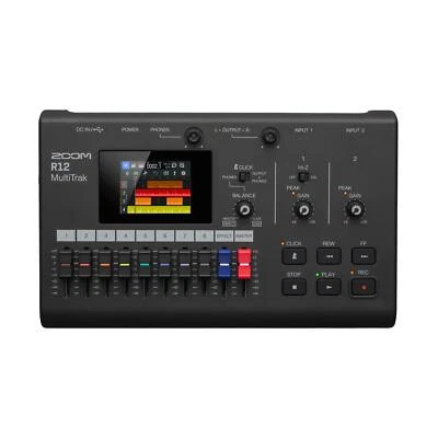 ZOOM R12 Multi Track Recorder 8 Track Portable and Battery Powered New - Image 1 of 2