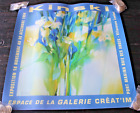 Affiche Poster Galerie Creat'im Kinski Peintre Peinture 1994 Villeneuve Loubet