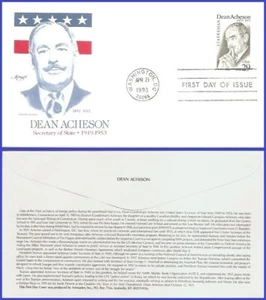 USA4 #2755 U/A ARTMASTER FDC Dean Acheson - Imagen 1 de 1