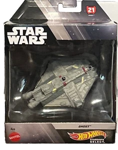 HOT WHEELS STAR WARS STARSHIPS SELECT 21 GHOST DIE CAST VEHICLE BRAND NEW Disney - Picture 1 of 4