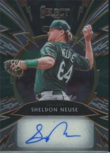 2020 Sheldon Neuse Select #SS-SN Sparks Signatures SP 14/199 Oakland Athletics - Picture 1 of 2