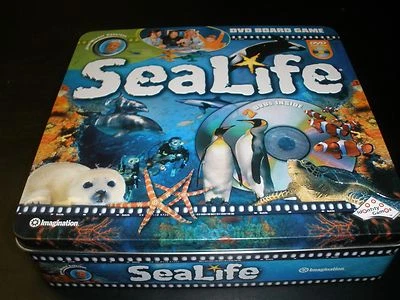 IMAGINATION SEA LIFE DVD BOARD GAME WITH TIN 100% COMPLETE 2008 - Image 1 of 4