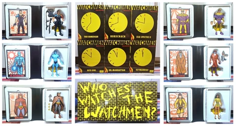 NEW WATCHMEN Club Black Freighter CLASSICS Matty Collector DC Comic Book Toy Set Cover