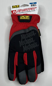 Fastfit NWT Mechanix wear men’s M red black gloves i1