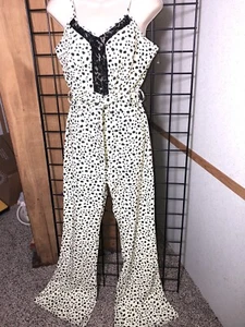 Lucky and Blessed Juniors size L sleeveless Jumpsuit - Picture 1 of 4