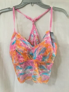 No Boundaries Women's Juniors Longline Lace Bra Tie Dye U pick - Picture 1 of 6