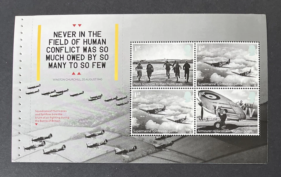 GB 2018 MNH CENTENARIO DE LA RAF FOLLETO PANEL 3 (Ex DY25) Foto 1 de 1