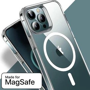 Clear Case Hülle MagSafe für iPhone 16 15 14 Pro Plus Max Schutz Cover Magnet - Afbeelding 1 van 8