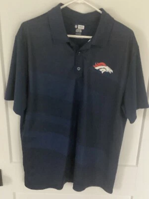 Camisa Denver Broncos Para Hombres XL Azul Equipo Ropa Golf Polo TX3 Genial NFL Fútbol  Foto 1 de 4