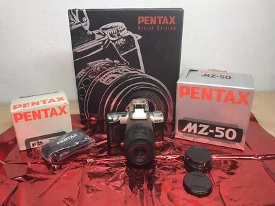 Pentax MZ-50 35mm Film SLR Camera with Lens 35-80mm - Image 1 of 4