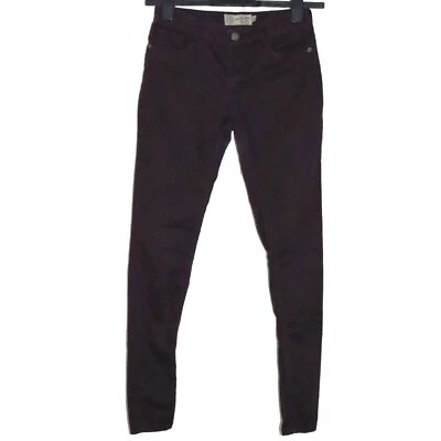 Fat Face Jeggings Size UK 8 Women’s In Black grape Pre Loved Pant Casual - Image 1 of 4
